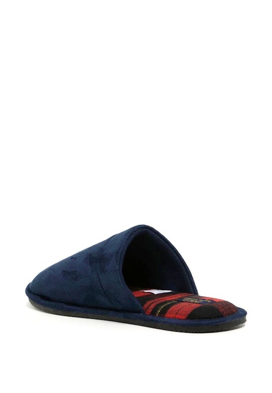 logo-Embroidered Mule Slippers