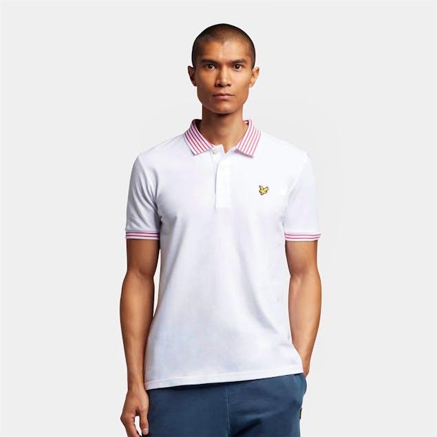 LYLE AND SCOTT - Vintage Striped Collar Polo Shirt