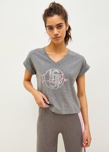 LIU JO - Jersey T-Shirt With Logo