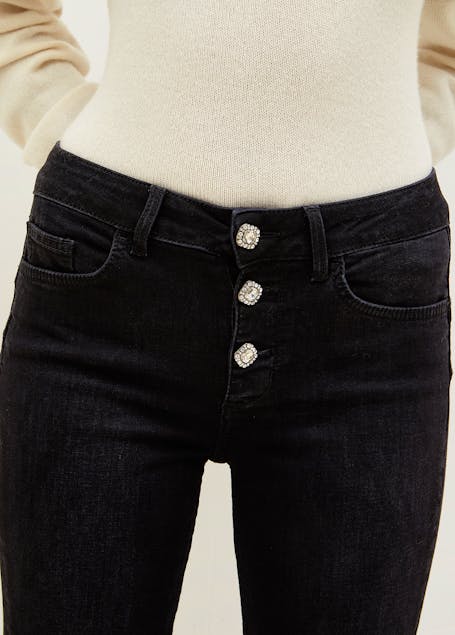 LIU JO - Bottom Up skinny jeans with buttons