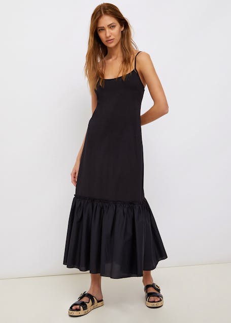 LIU JO - Long Dress With Ruffle