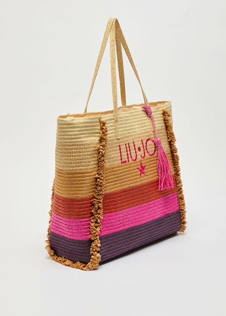 LIU JO - Beach Bag With Fringes