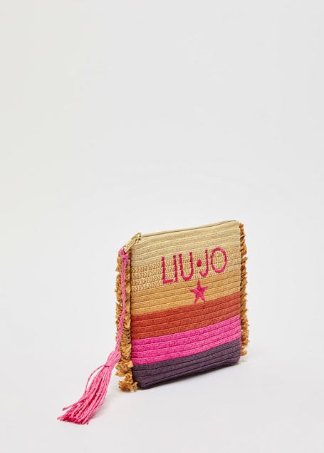 LIU JO - Beach Clutch Bag With Fringes
