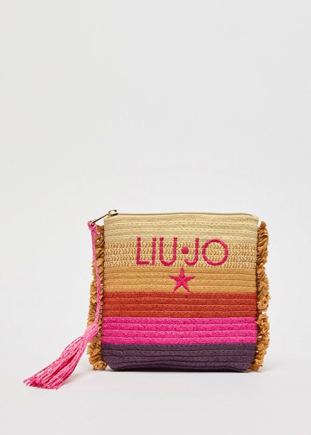 LIU JO - Beach Clutch Bag With Fringes
