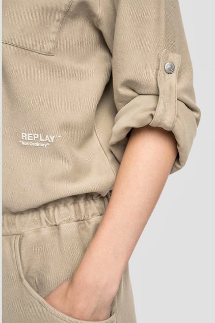 REPLAY - Second Life Fleece Overall Dress