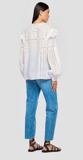 REPLAY - Broderie Anglaise Shirt