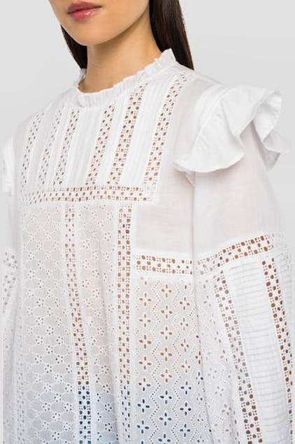 REPLAY - Broderie Anglaise Shirt