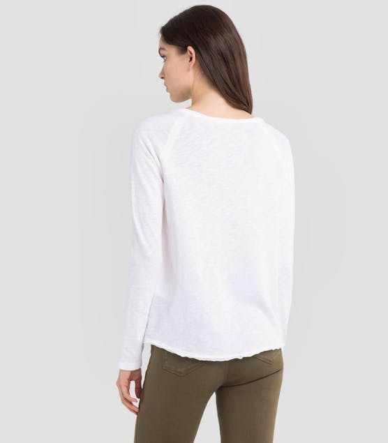 REPLAY - Rose Label Long - Sleeved T-Shirt