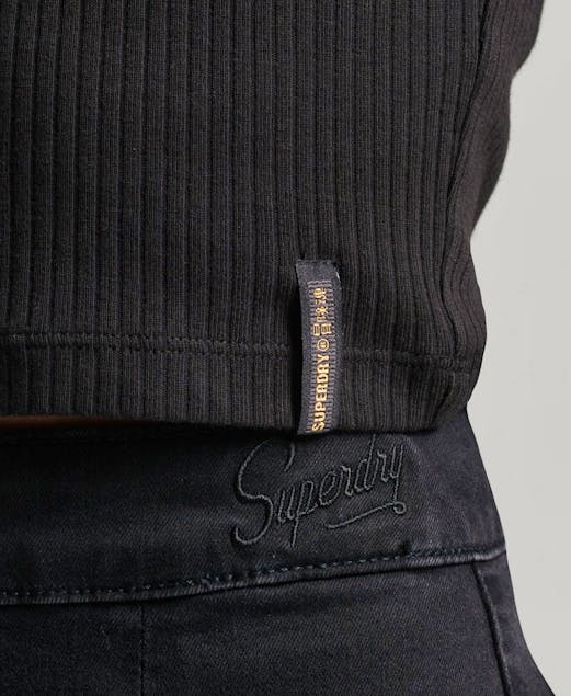 SUPERDRY - Ovin Vintage Crop Ribbed Vest