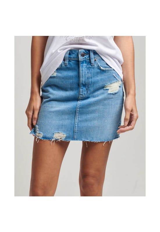 D1 Vintage Denim Mini Skirt