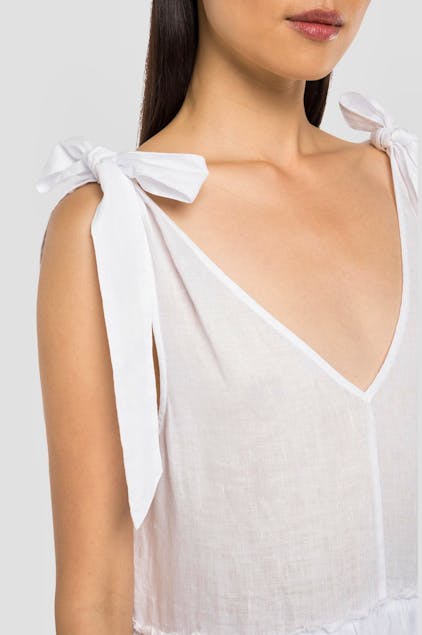 REPLAY - Line Dress With Frills And Bows Essential