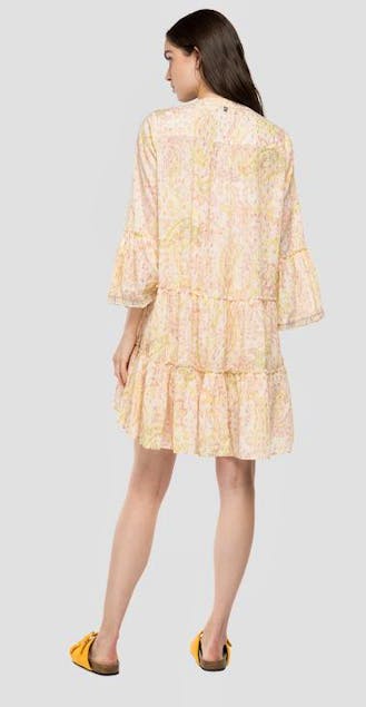 REPLAY - Fil Coupe Frilled Dress