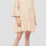 Fil Coupe Frilled Dress