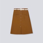 Midi Skirt With Pockets