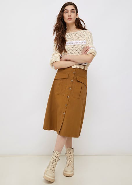 LIU JO - Midi Skirt With Pockets