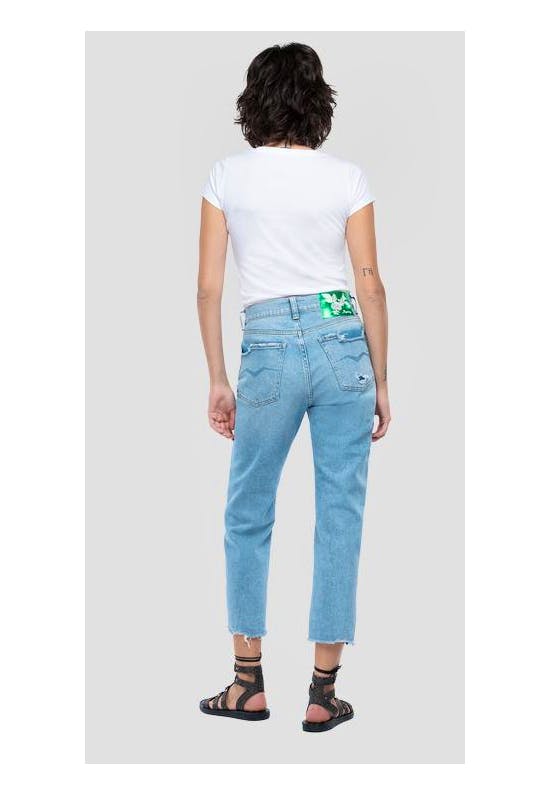 Rose Label Crop High Waist Fit Maikje Jeans