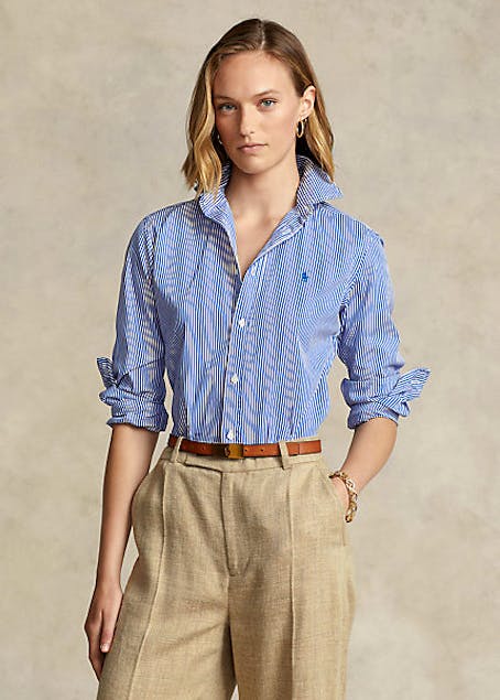 POLO RALPH LAUREN - Classic Fit Striped Cotton Shir