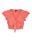 Mymilo Sl Crop Tie Top