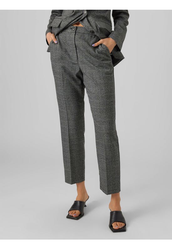 Mila Tapered Check Pant