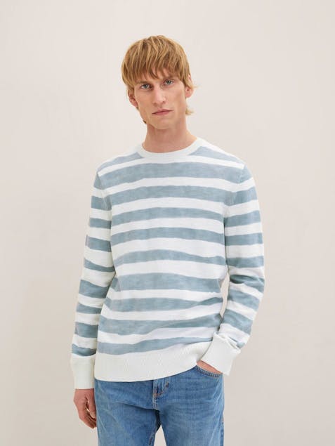 TOM TAILOR - Striped Knitted Sweater