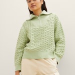 Troyer Sweater With Recycled Polyester