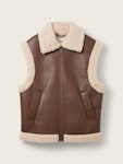 Waistcoat With Faux Fur