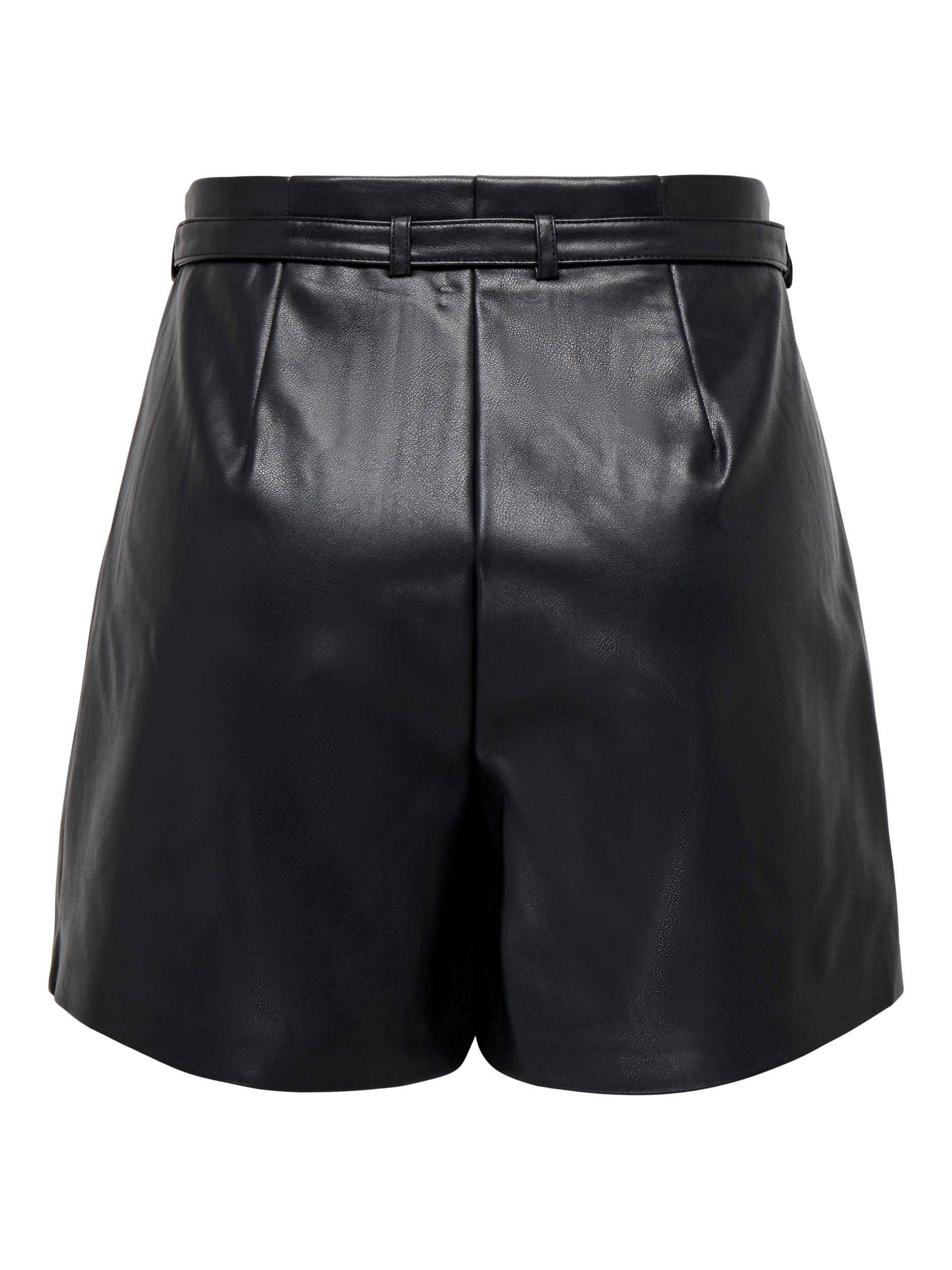 ONLY - Heidi Faux Leather Shorts Noos Otw