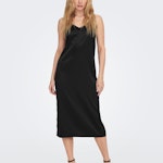 Victoria Satin Strap Midi Dress