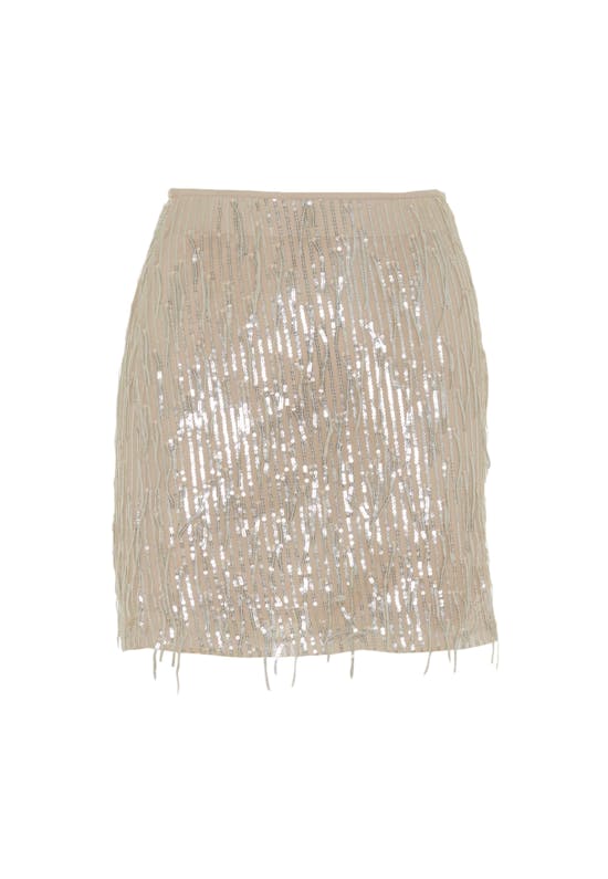 Spacy Short Sequins Skirt