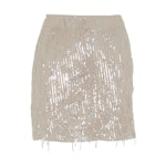 Spacy Short Sequins Skirt