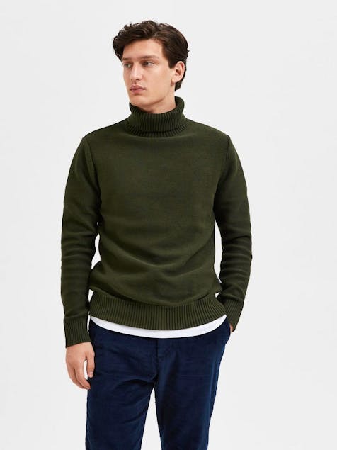 SELECTED - Axel Ls Knit Roll Neck