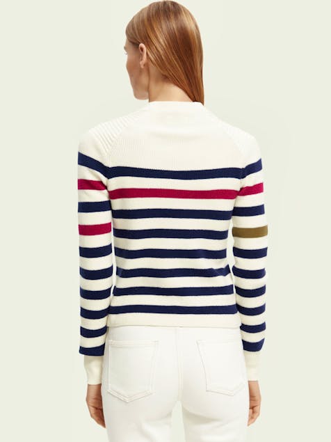 SCOTCH & SODA - Striped Organic Cotton Sweater