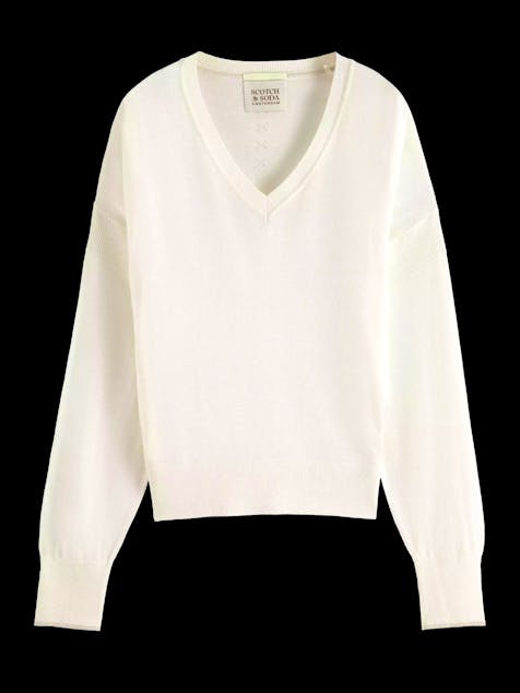 SCOTCH & SODA - Relaxed fit V-neck sweater