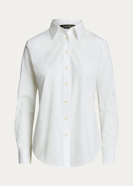 LAUREN RALPH LAUREN - Easy Care Stretch Cotton Shirt