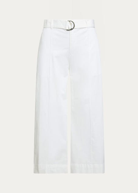 LAUREN RALPH LAUREN - Micro-Sanded Belted Wide-Leg Trouser