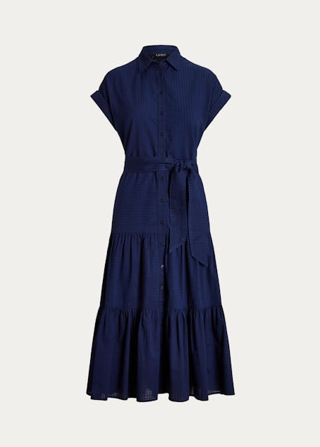 LAUREN RALPH LAUREN - Gingham Cotton Dress