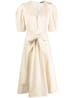 POLO RALPH LAUREN - Puff Sleeve Cotton Midi Dress