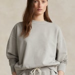 Cotton Fleece Crewneck Sweatshirt