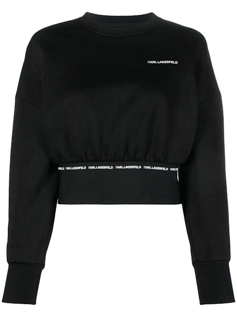 KARL LAGERFELD - Branded Elastic Sweatshirt