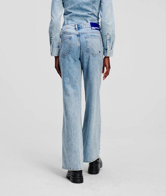 KARL JEANS - Low-Rase Loose Denim Jeans