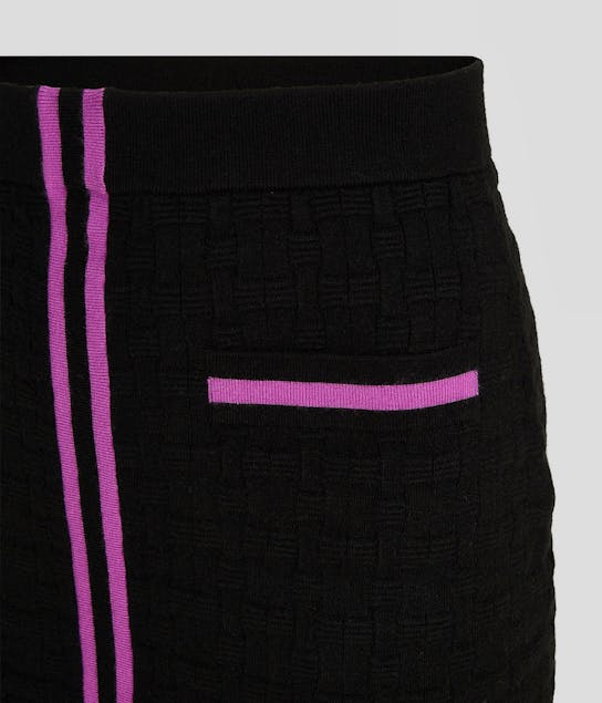 KARL LAGERFELD - Textured Knit Skirt