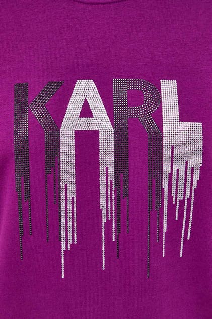 KARL LAGERFELD - Karl Lagerfeld Rhinestone Sweatshirt