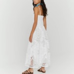 Long Dress In Cotton Lace