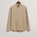 Regular Fit Garment-Dyed Lyocell Shirt