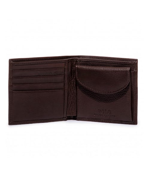 POLO RALPH LAUREN - Gld Fl Bfc Wallet Smooth Leather