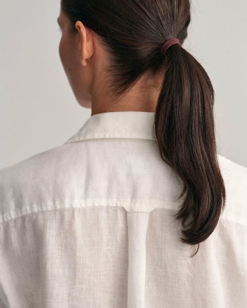 GANT - Popover Linen Short Sleeve Blouse