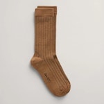 Two Color Ribbed Socks