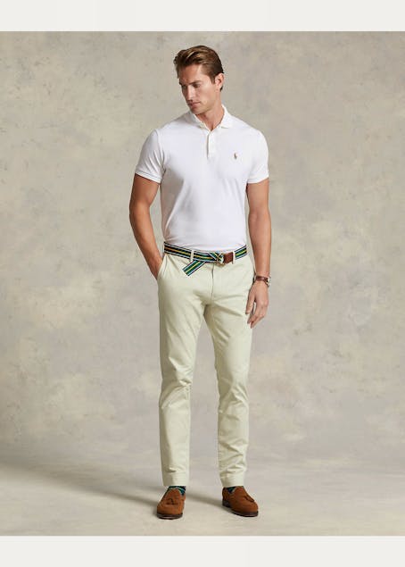 POLO RALPH LAUREN - Custom Slim Fit Soft Cotton Polo Shirt