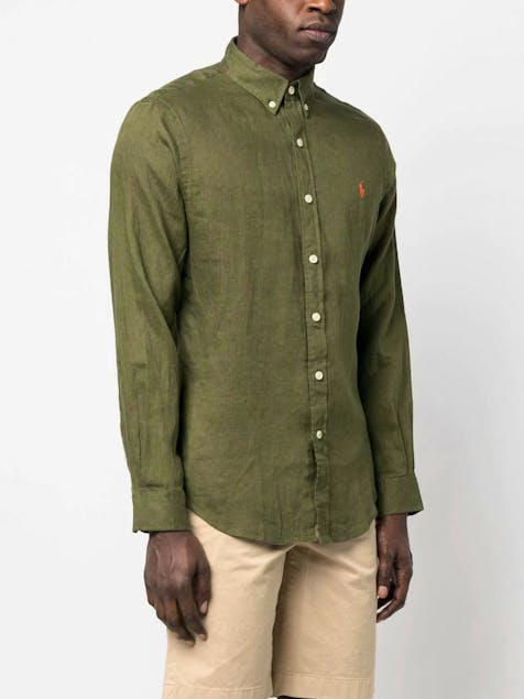 POLO RALPH LAUREN - Long- Sleeve Linen-Blend Shirt