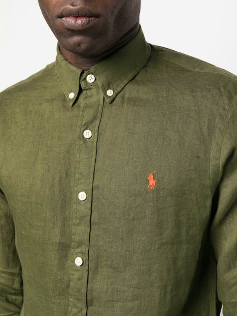 POLO RALPH LAUREN - Long- Sleeve Linen-Blend Shirt